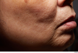 Face Mouth Cheek Skin Woman Asian Chubby Wrinkles Studio photo references